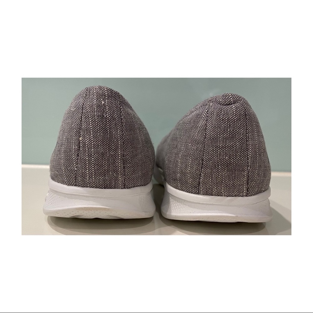 Women's Skechers Goga Max Lite light grey size 10 - Picture 4 of 10